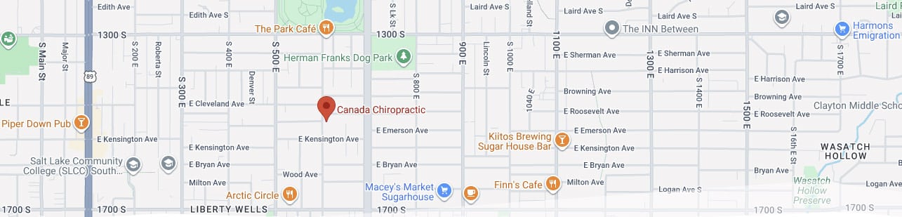 Canada Chiropractic map preview