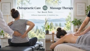 difference between chiropractic care and massage therapy